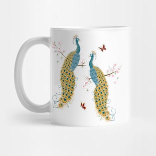 Beautiful Peacock Mug